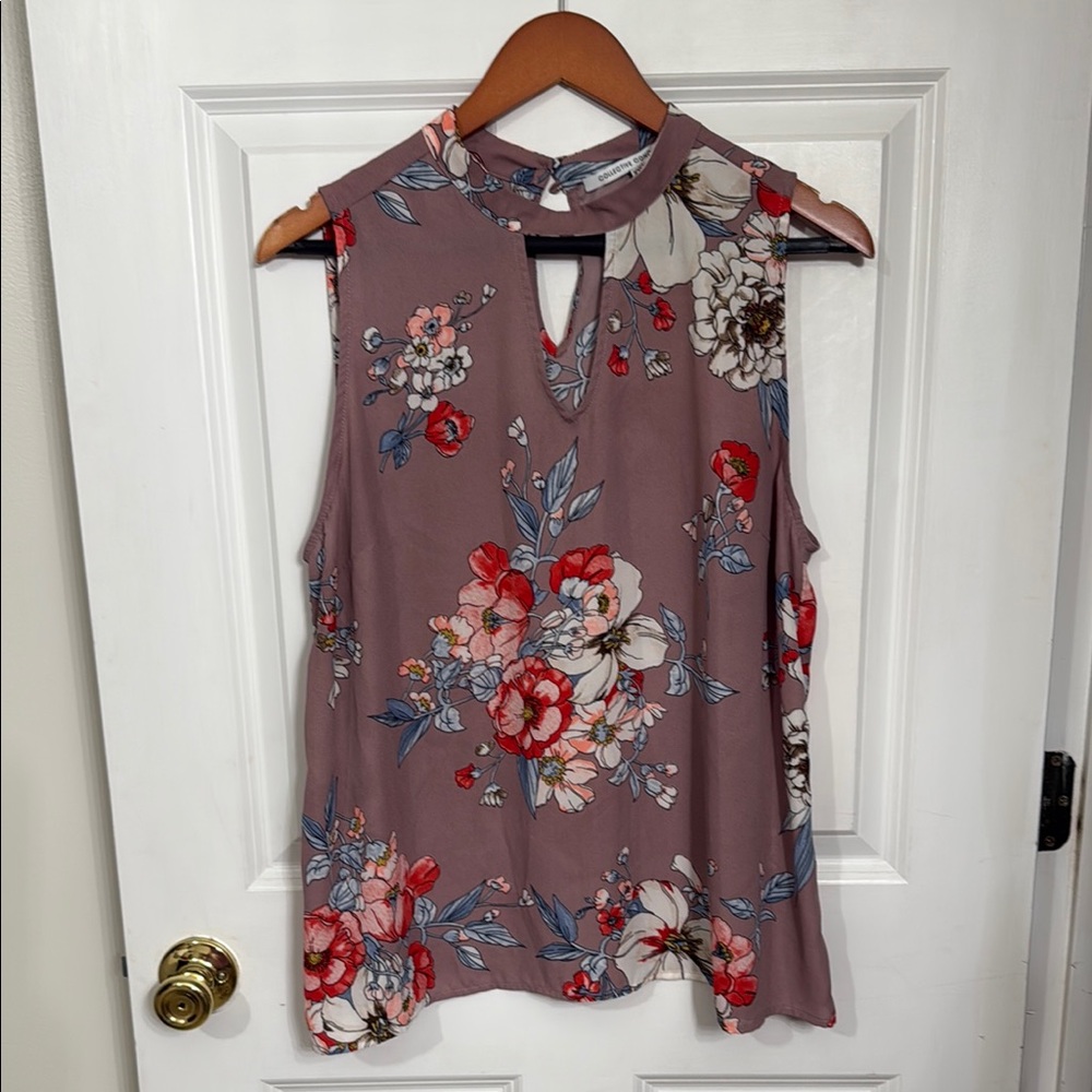 Floral Sleeveless Top